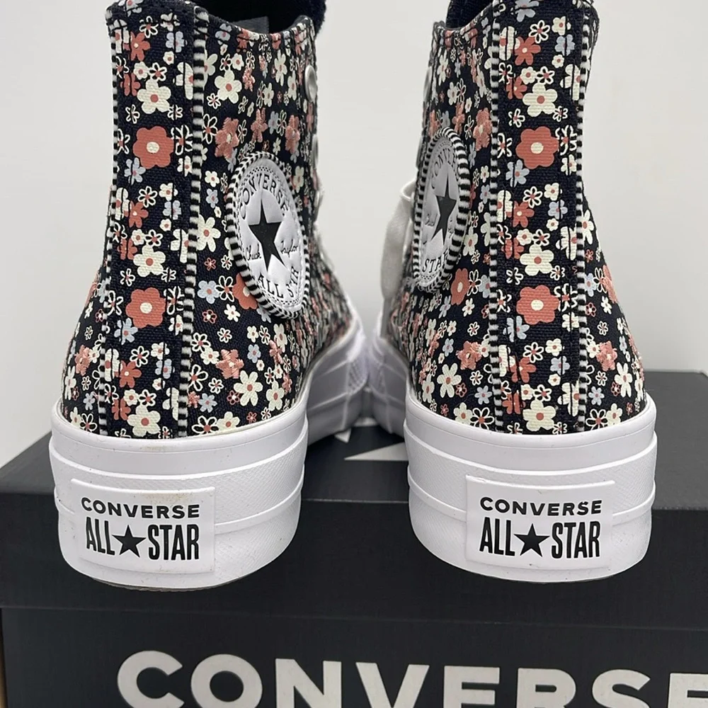 Converse WMNS CTAS LIFT HI TOTAL ECLIPSE/WHITE A14264C Platforms Sneakers
